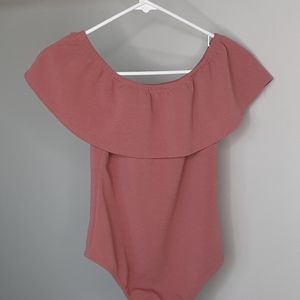 Pink/purple bodysuit
